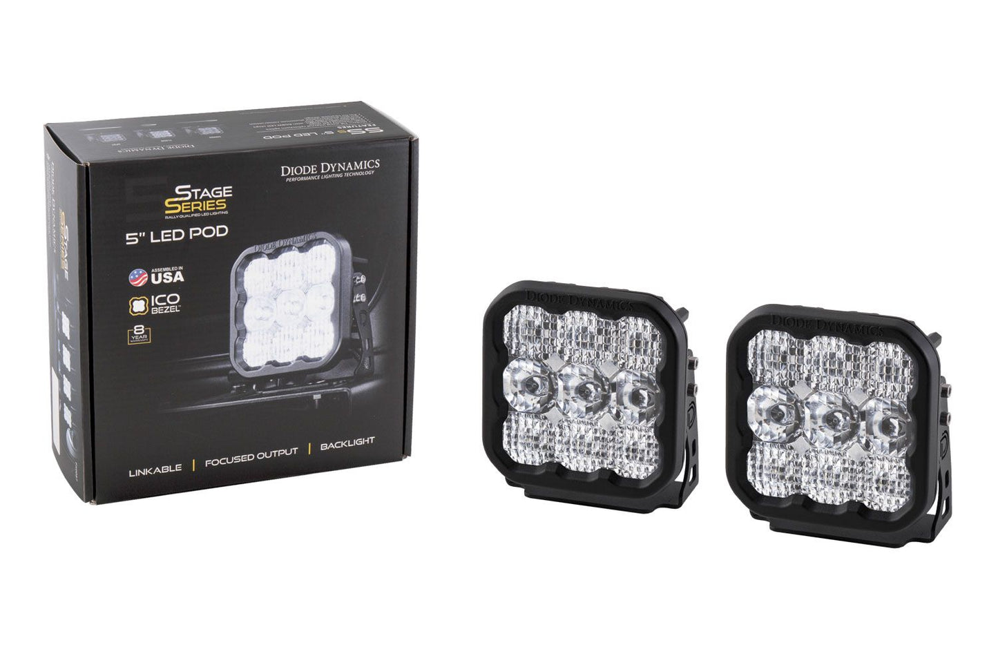 DIODE DYNAMIC SS5 White Sport LED Pod (PAIR)